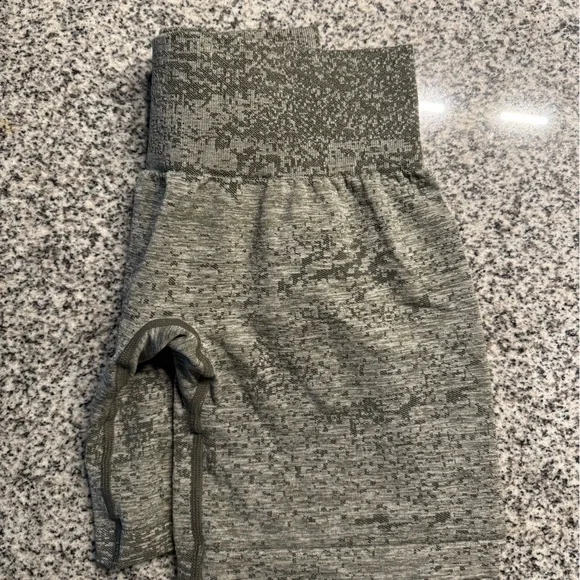 NVGTN Khaki Green Digital Seamless Shorts - Picture 2 of 3